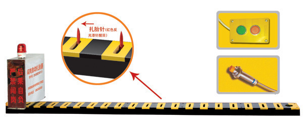 镇赉县V3嵌入式闯岗自动扎胎器/阻车器